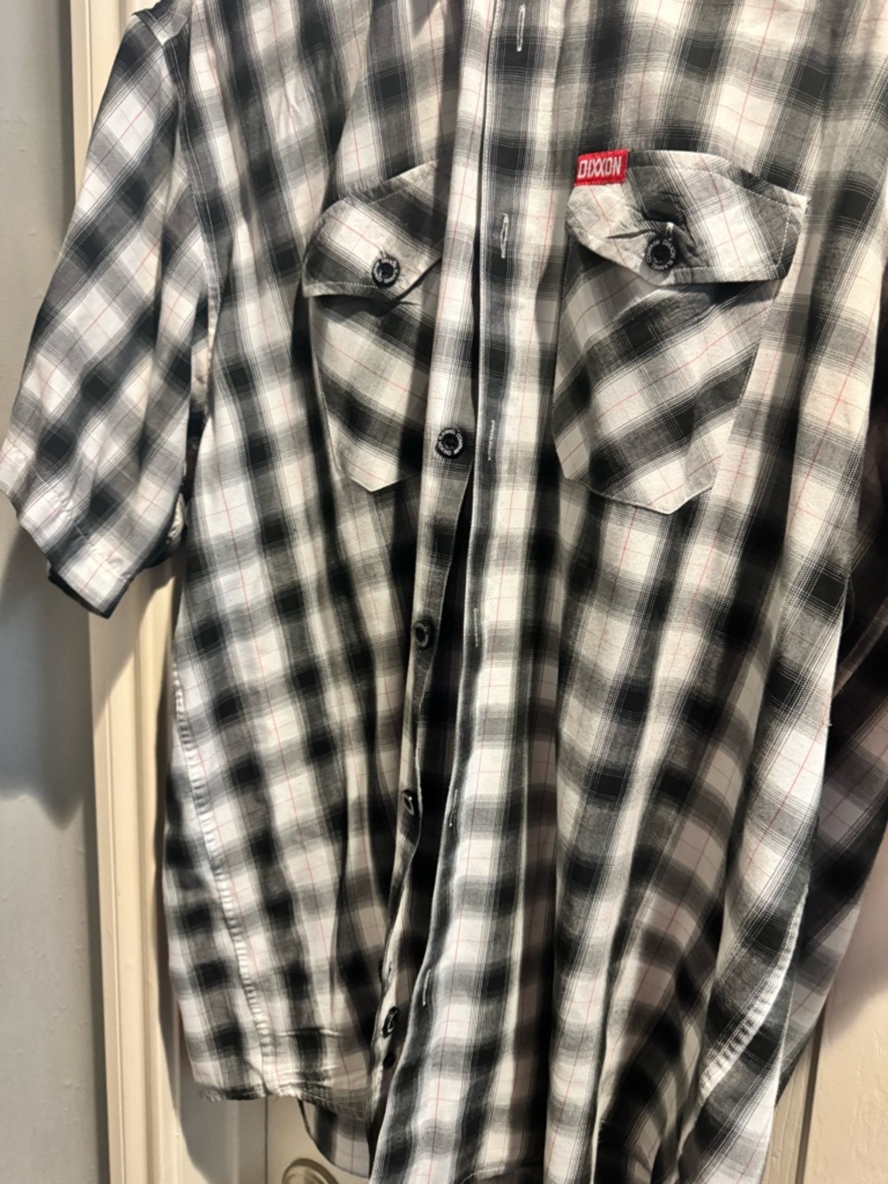 DIXXON  Short-Sleeve Button-Down Shirts with Chest Pockets Lot of 13